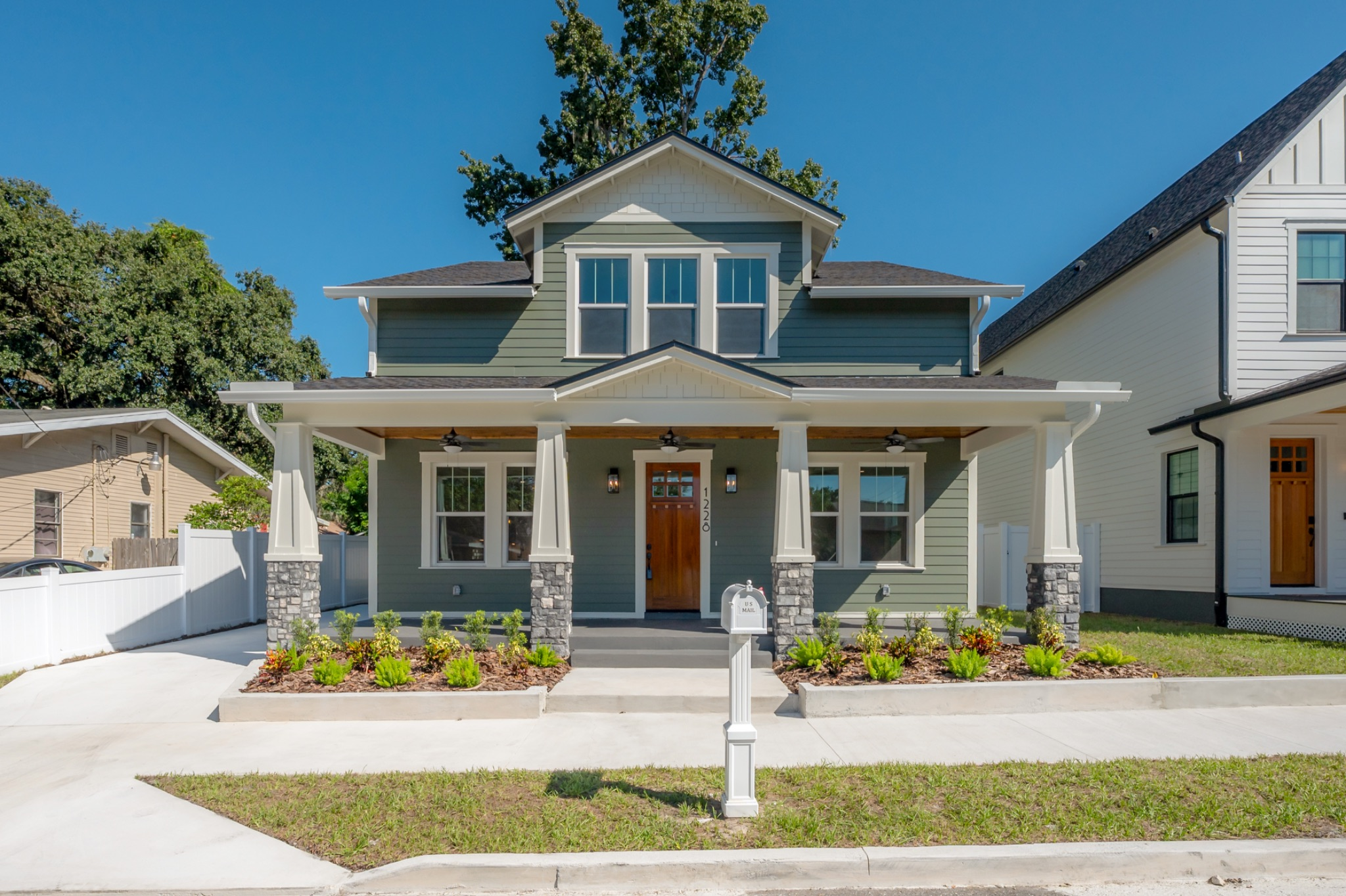 Seminole Heights bungalow on a tree-lined street